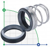 Mechanical seal R-MG912 48, CAR/CER, VITON, 304, G60