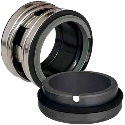 Sello mecánico para bomba R-2100S 18, SIC/SIC, VITON, 304, G9 tipo AESSEAL B05U, B05, VULCAN 14DIN, JOHN CRANE 2100S
