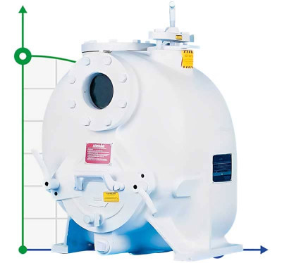 Pompe auto-amorçante de forage P-4, 36/163, 22 kW, sans moteur