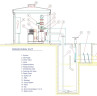 Drilling self-priming pump P-4, 36/163, 22 kW, without motor