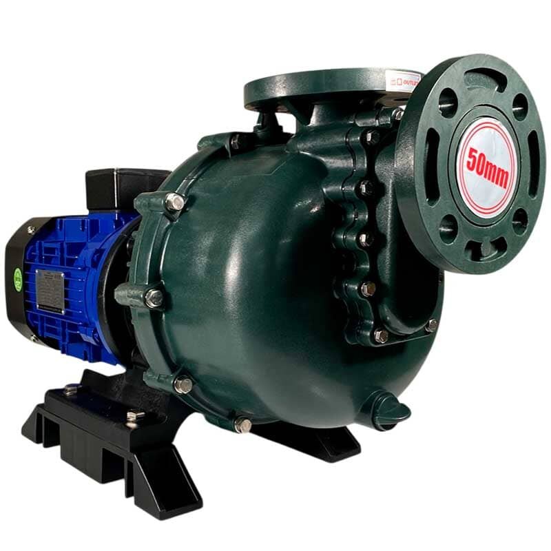 Ferric chloride transfer pump QHB-G-50052EAL-SSH5V38AGABS-3801, GFRPP, 4kW, 380V centrifugal self-priming