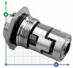 Торцевое уплотнение для Grundfos R-706H (CR) 12, CAR/CAR, VITON, 304