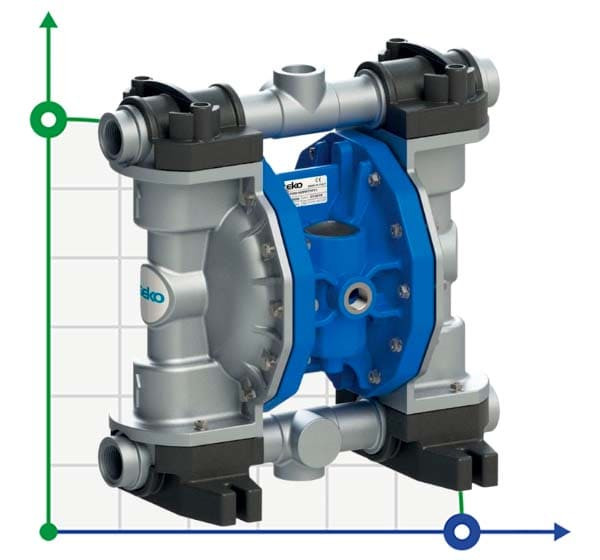 Seko Duotek AF250 ALU pneumatic diaphragm pump