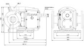 Кулачковий насос Kupar KLP 2 дюйма, AISI 316 для миючих засобів, ПАР, гліцерину