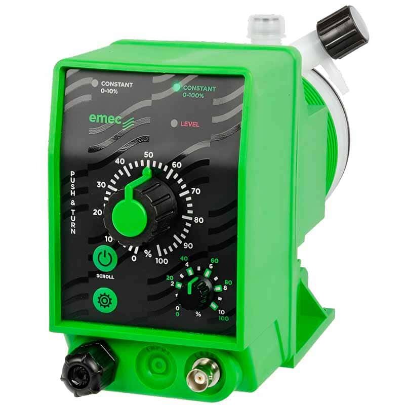 Magnetdosierpumpe EMEC K CO PLUS LPV für niedrigviskose Flüssigkeiten, 2–18 l/h, 18–2 bar