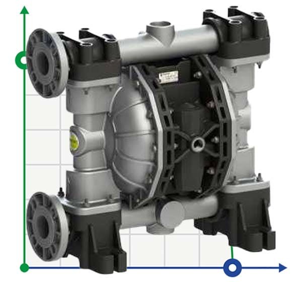 PHOENIX P700 ALU SANTOPRENE+PTFE ATEX пневматический мембранный насос