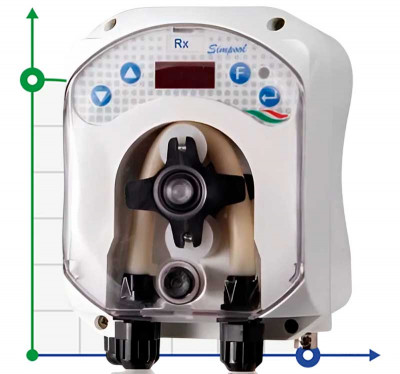 Перистальтичний дозуючий насос AQUA PDP SIMPOOL LIGHT RX 03-01 - 230 V - SANTOPRENE - COMPLETE WHITE
