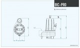 Bomba sumergible Dreno BIC PRO 50-2/150 M/G con impulsor de dos canales