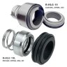 Sello mecánico Hilge R-HLG 19, L, SS/CAR, EPDM, 304, 2H