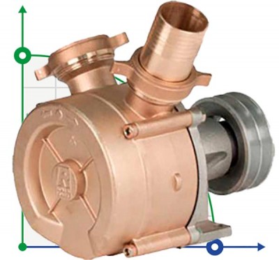N 50 Pumpe mit Riemenscheibe