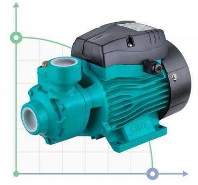 Pompe tourbillon 0,37 kW Qmax = 40 l/min, Hmax = 35m.