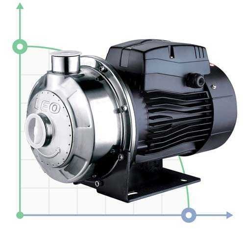 1,1kVt centrifugal pump Hmax 19.7m Qmax 300l / min (stainless steel) Leo 3,0