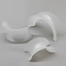 Пластиковая седловидная насадка, РР, 38x19x1.2 мм, Plastic Saddle Ring