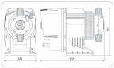 Электромагнитный насос-дозатор PDE HC200+ CST-M60 PVDF-CE-VT 230V, 1-10 л/ч, 7-1 бар
