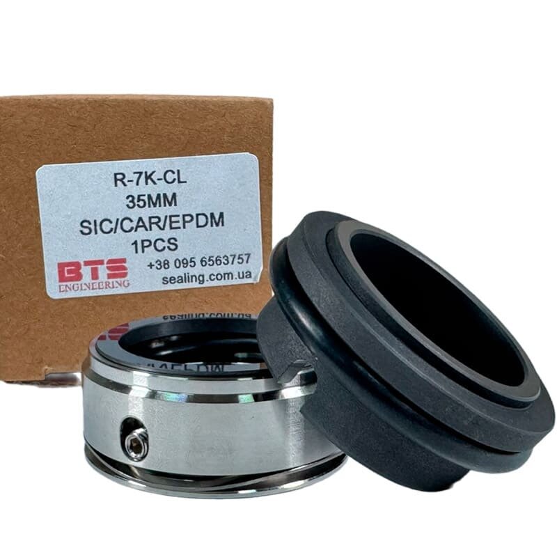 Механическое уплотнение R-7K 35, SIC/CAR, EPDM, 304, CL