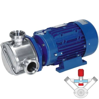 Pompe à impulseur pour d'amidon LIVERANI EP MINOR 40 +BY-PASS NR TF/I 1,5kW, 900tr/min, 380V avec inverseur