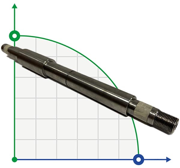 Welle AISI420 für BTKF-K 32-160