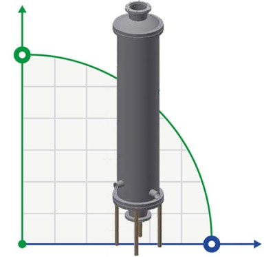 Кожухотрубный теплообменник (конденсатор) - 15 м.кв.
