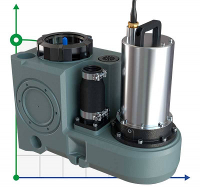 Сололифт с пультом управления AIZL-750W, 18/11,5, 0,75 кВт, 220V, 2800 об/мин