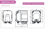 Перистальтический дозирующий насос AQUA PDP SIMPOOL RX 1,4-01 - 230 V - SANTOPRENE - COMPLETE WHITE