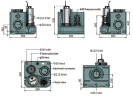 Ascenseur solo KNS pour chalets d'été, abris antiaériens, maisons privées avec télécommande AIZL-1100W, 33/14, 1,5 kW, 220 V, 2800 tr/min