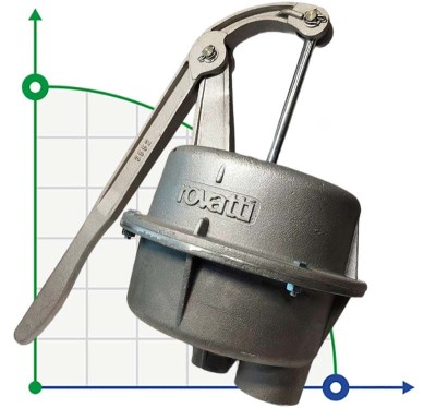 Ручная помпа ROVATTI для удаления воздуха из линии всасывания насоса от ВОМ PRIMING PUMP -PAM