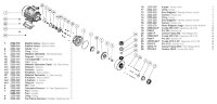 Насос пластиковий для кислот DiaPump PA2220 PP, 2,2 кВт, 3000 об/хв, 220В