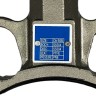 PN6 DN100 Засувка Батерфляй, корпус і диск AISI 304, PTFE з пневмоприводом Ex одинарної дії (з пружиною), позиціонер 4-20MA