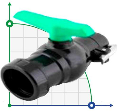 Vanne en ligne 2.5" - Ø75mm