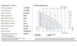 Druckluftmembranpumpe PHOENIX P60 ALU EPDM, 65 l/min für PVAc-Klebstoffe