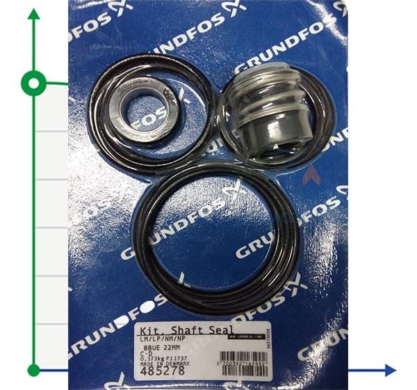 Торцевое уплотнение Grundfos BBUE 22mm LM/LP/NM / NP арт.485278