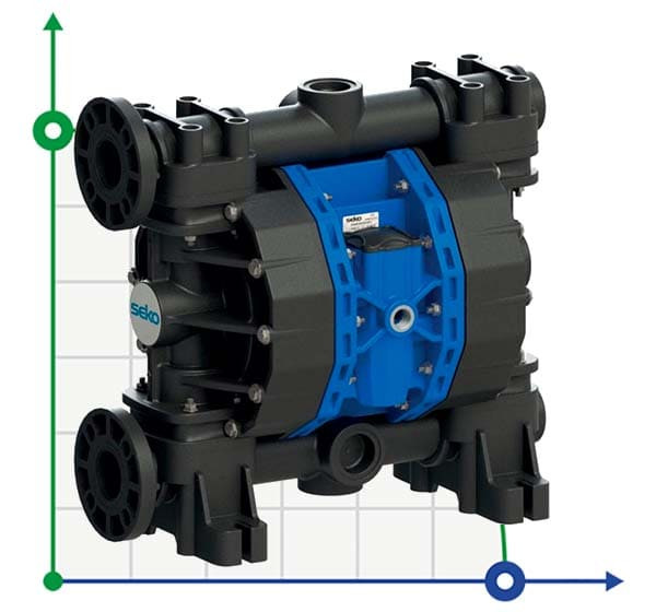 Seko Duotek AF400 PVDF pneumatic diaphragm pump
