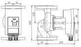 Bomba de circulación Yonos MAXO 40/0,5-4 PN 6/10 WILO con control electrónico
