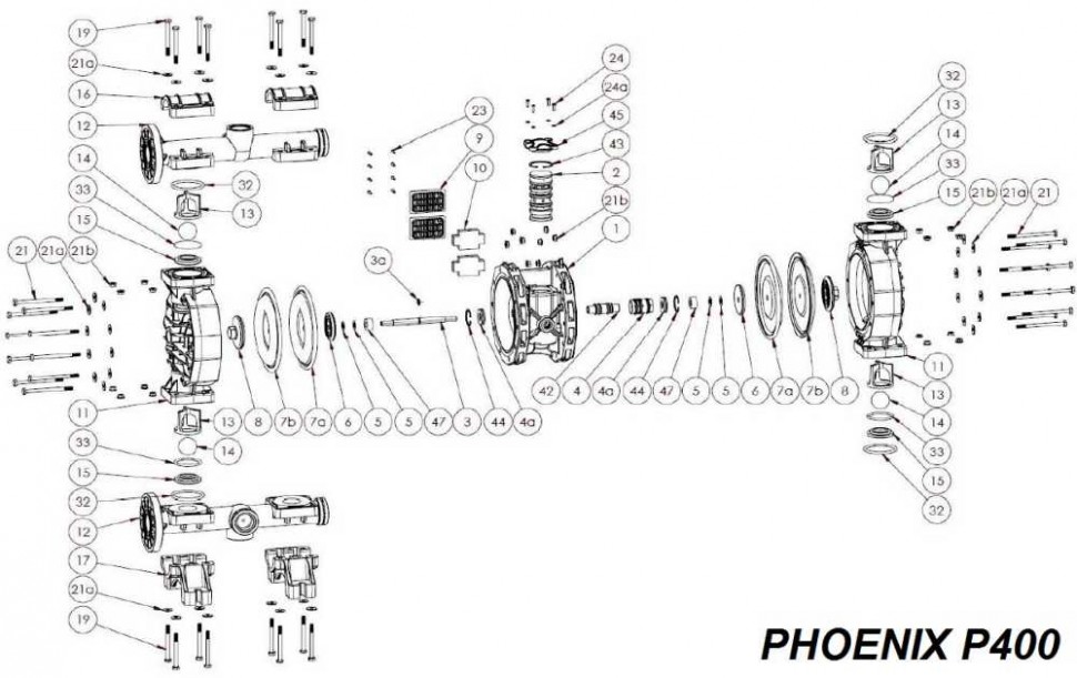 Шаровое седло, AISI, PHOENIX P400