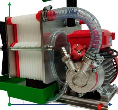 COLOMBO 12 Inox-prasa filtracyjna ramowa