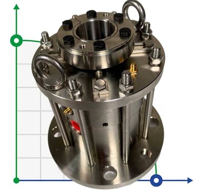 Двойное картриджное уплотнение для мешалки R-M481KL-D 40, SIC/SIC/CAR/SIC/VITON, 304