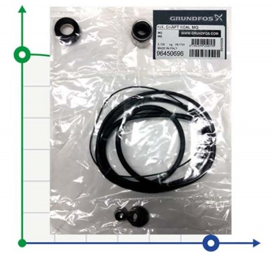 Pump shaft seal Grundfos MQ 3-35/45 art. 96450696