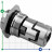Торцевое уплотнение для Grundfos R-706H (CR) 22, SIC/SIC, VITON, 304