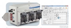 Перистальтический насос ECOWASH LIGHT 6 POMPE 100L - SANTOPRENE - 230V - COMPLETO DI KIT