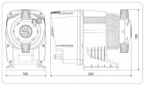 Насос-дозатор дозування активного кисню PDE HC200+ PH-RX M70 240V PVDF-CE-DT, 1,8-14 л/год, 20-1 бар