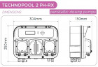 Двойной перистальтический насос AQUA PDP TECHNOPOOL PH-RX 1,4-1/1,4-1 SANTOPRENE/SANTOPRENE 230V BLACK