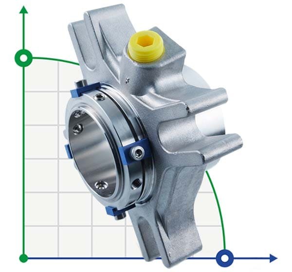 Cartridge seal R-CARTEX(SN) 95, CAR/SIC, VITON, 304