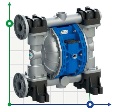 Pompe à membrane pneumatique SEKO Duotek AF700 ALU