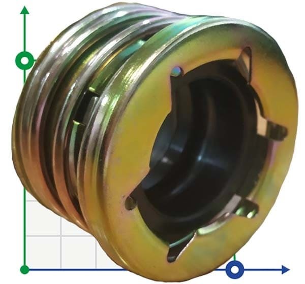 Уплотнение вала компрессора R-J580 1.1/4, CAR/SIC, HNBR, A3/65Mn