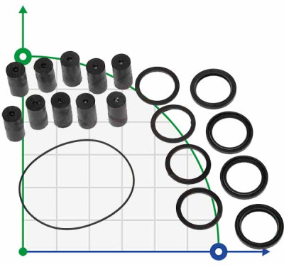 Zestaw naprawczy do pomp rolkowych WOM MT 300