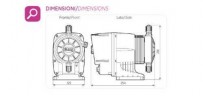 Мембранний насос-дозатор PDE HC200 PH-RX 10-10 230V PP-GL-VT