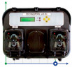 Doppelte Schlauchdosierpumpe AQUA PDP TECHNOPOOL PH-RX 1,4-1/3-1 SANTOPRENE/SANTOPRENE 230V SCHWARZ