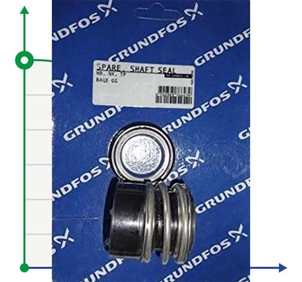 Уплотнение вала BAQE GG D38 GRUNDFOS TP/NB/NK арт. 96537605