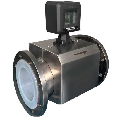 DN200 Gas ultrasonic flow meter PN16 (gas), 48~3000 m3/h, AISI 304, 4-20mA, RS485, ExdⅡ BT6Gb, flange connection