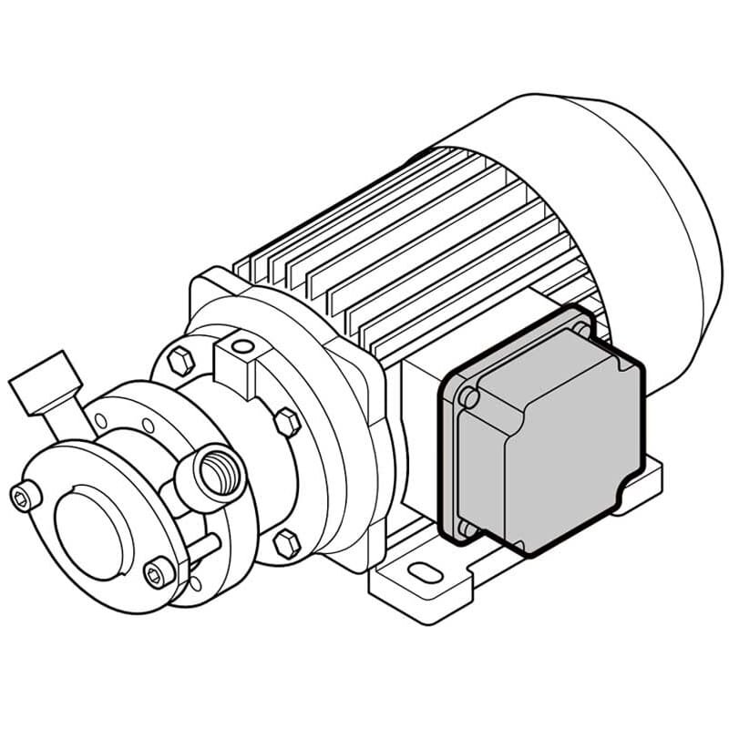 Pompe à impulseur pour peinture, colle, encre LIVERANI EP MICRO 3/8" NR TF/M 0,12kW, 1400tr/min, 380V